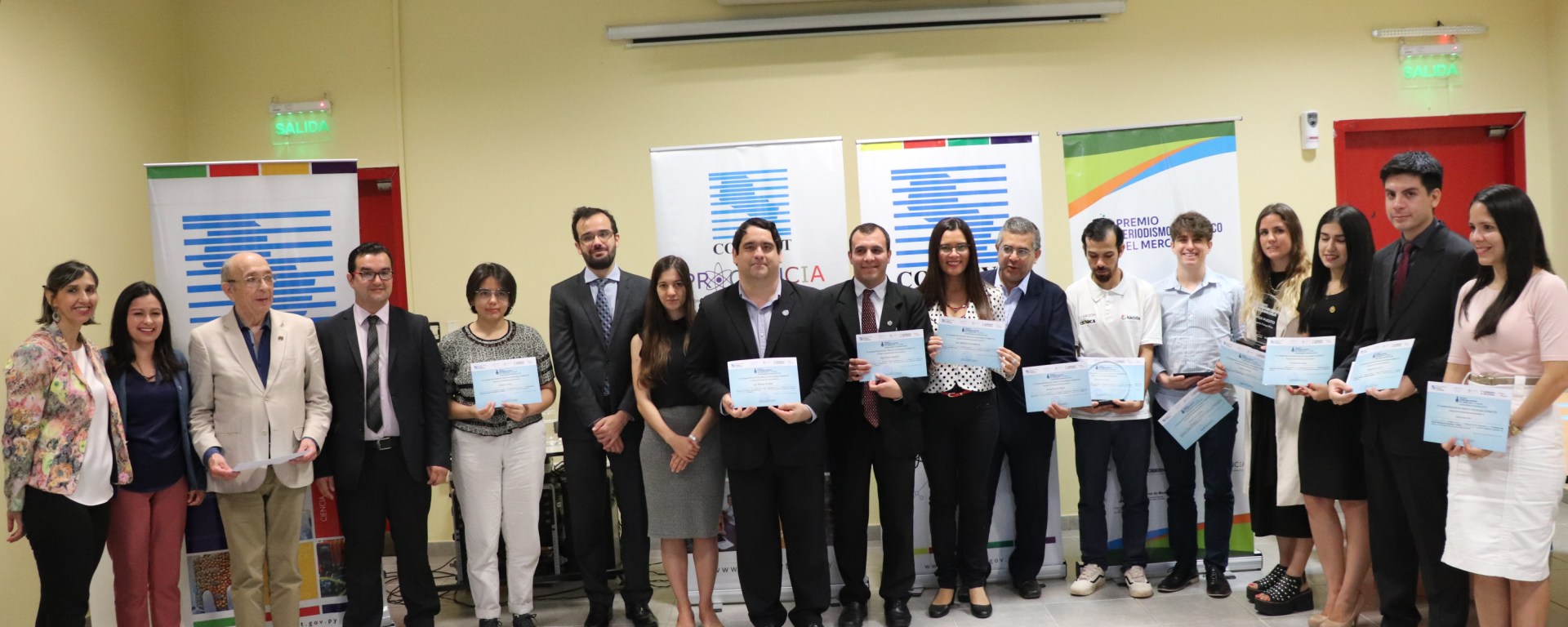 Cerimônia de premiação dos trabalhos vencedores do Prêmio de Jornalismo Científico do MERCOSUL